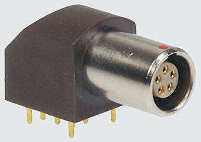 LEMO Circular Connector, 5 Contacts, Panel Mount, 11.7 mm Connector, Socket, Female, IP50, 0B Series