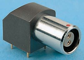 LEMO Circular Connector, 2 Contacts, Panel Mount, 12.6 mm Connector, Socket, Female, IP50, 1B Series
