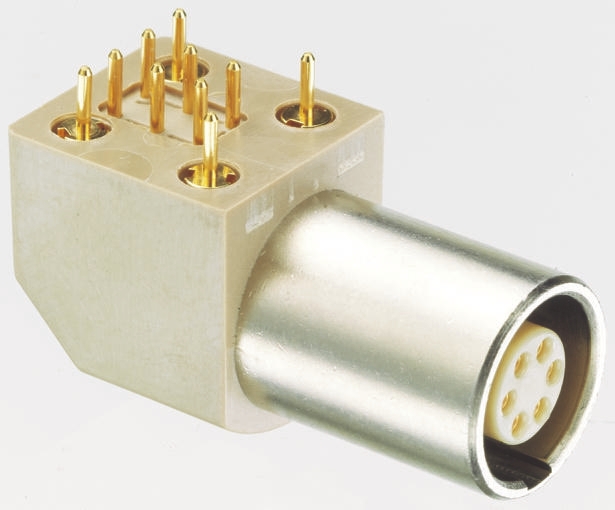 LEMO Circular Connector, 6 Contacts, Panel Mount, 12.6 mm Connector, Socket, Female, IP50, 1B Series