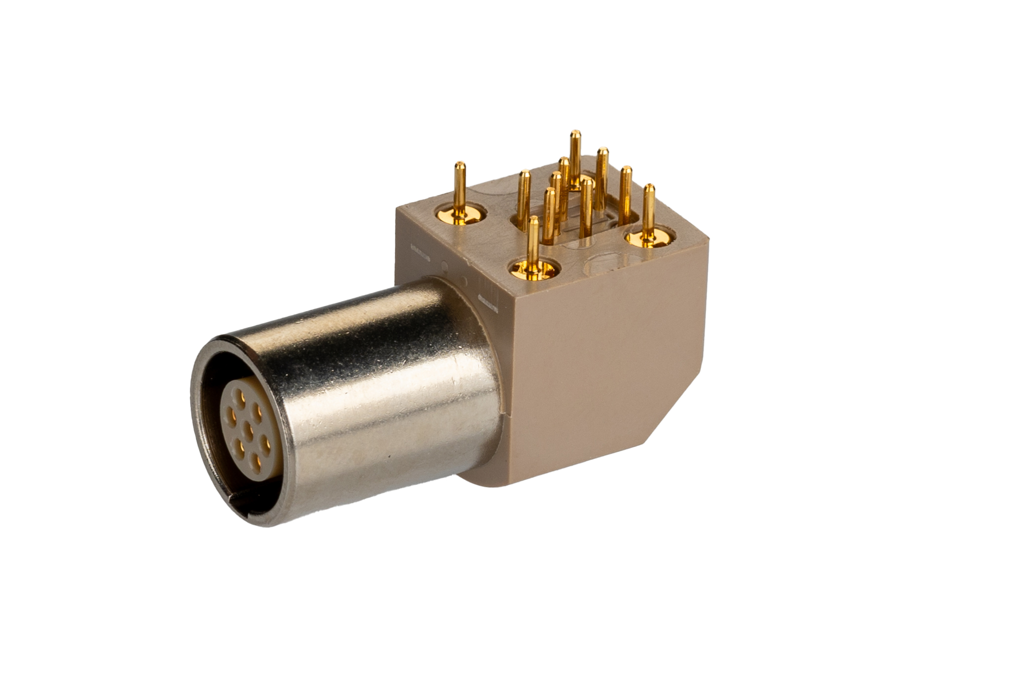 LEMO Circular Connector, 7 Contacts, Panel Mount, 12.6 mm Connector, Socket, Female, IP50, 1B Series