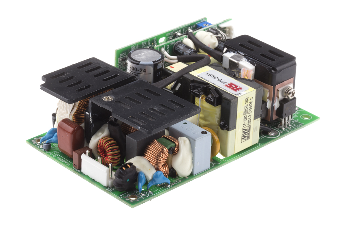 MEAN WELL Switching Power Supply, EPP-300-24 24V dc, 8.33A, 200 W, Input 90V ac to  264V ac