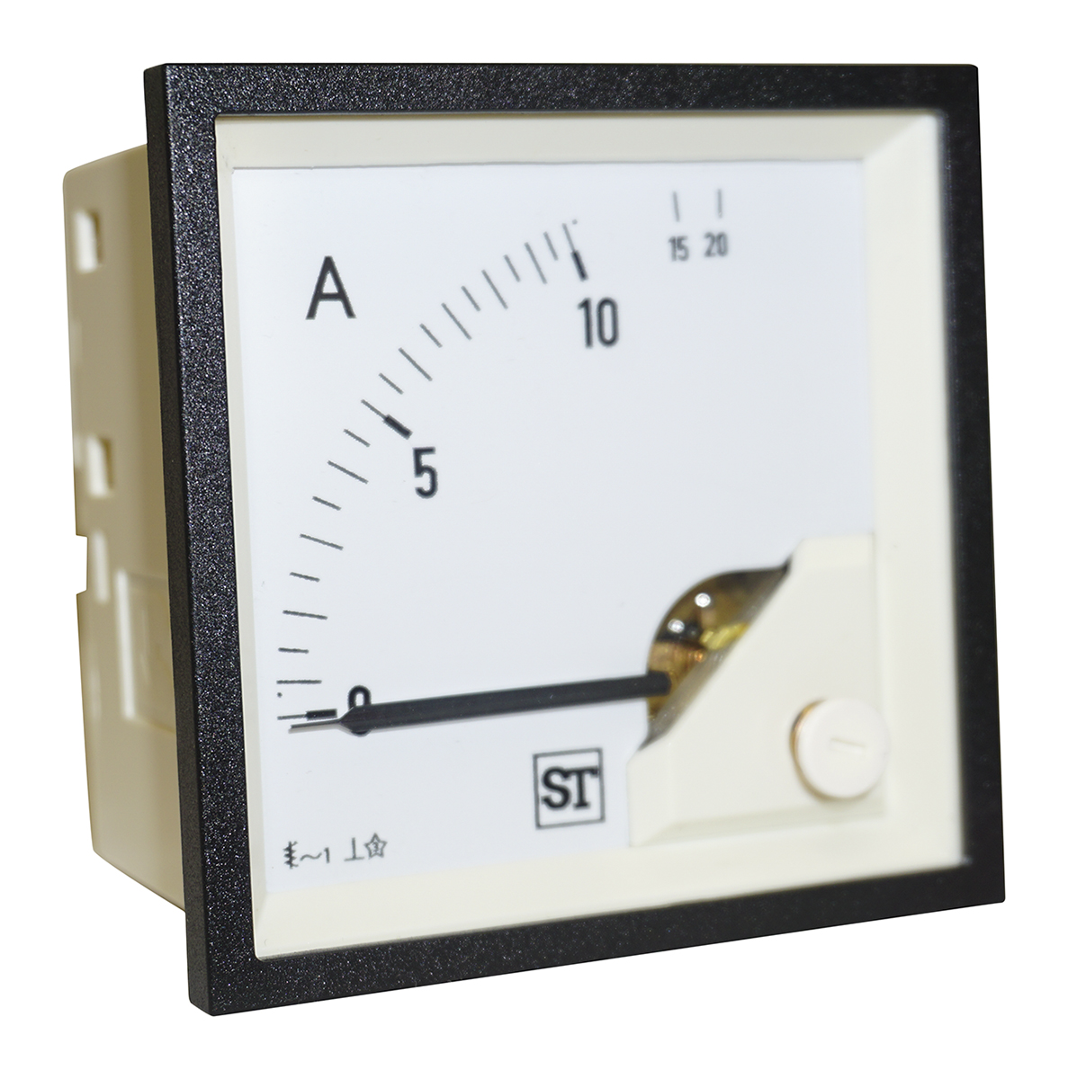 Sifam Tinsley Sigma Analogue Panel Ammeter 10 A AC, 68 mm x 68 mm Moving Iron