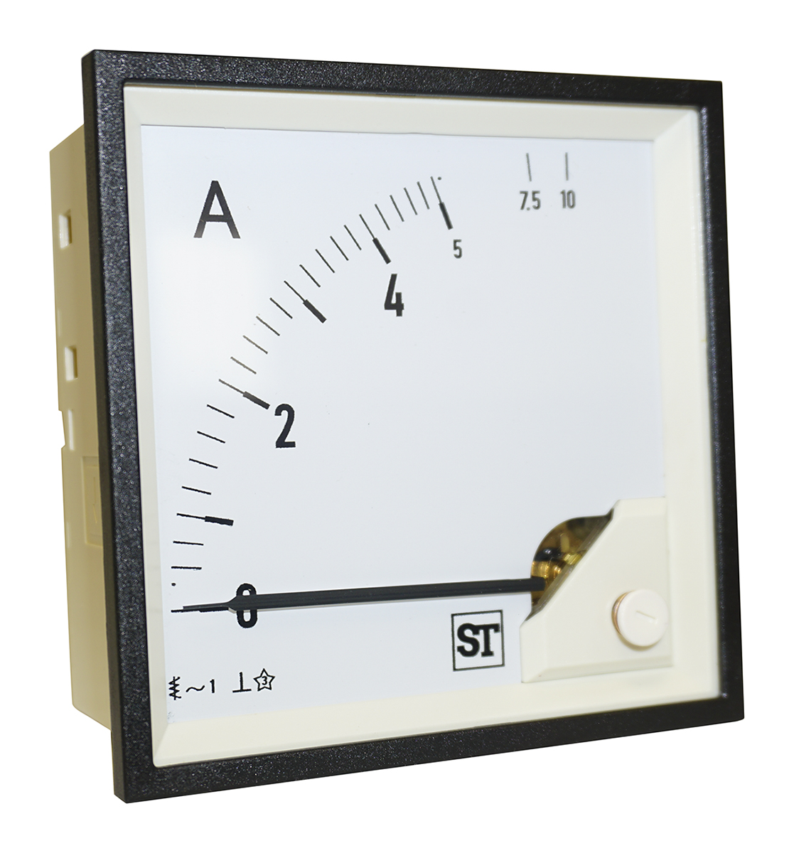 Sifam Tinsley Sigma Analogue Panel Ammeter 5 A AC, 96 mm x 96 mm Moving Iron