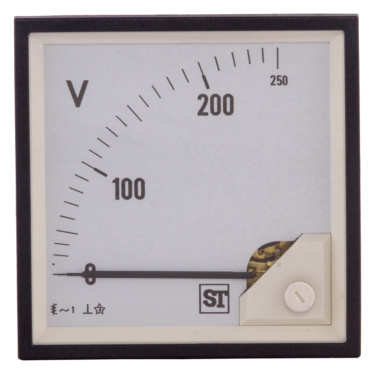 Sifam Tinsley Sigma Series Analogue Voltmeter AC, 92 mm, 92 mm