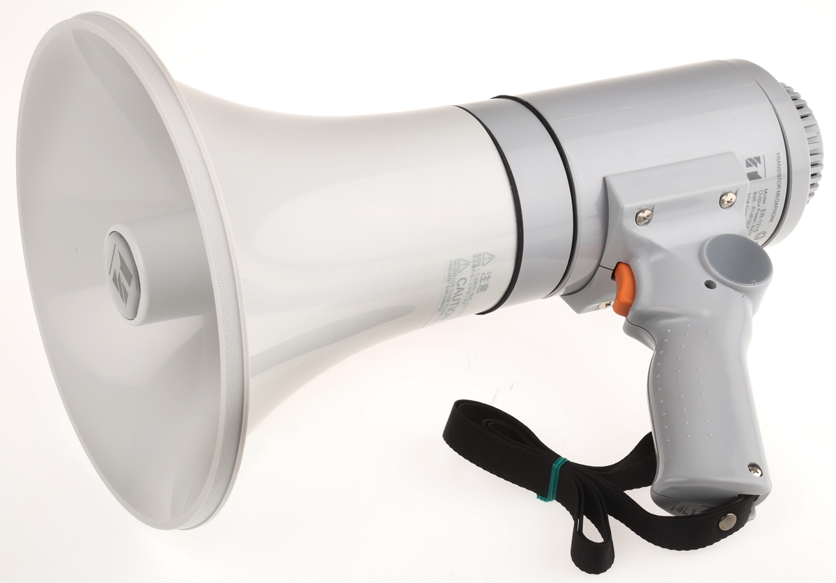 er-1215 TOA ER-1215 Grey Hand Megaphone