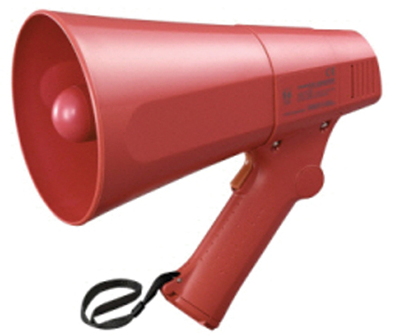 TOA ER-520S Red Hand Megaphone with Siren Alert