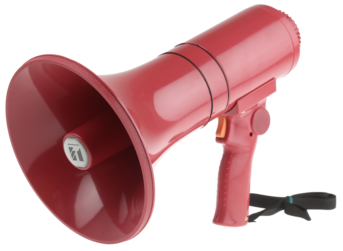 TOA ER1215S Red Hand Megaphone with Siren Alert