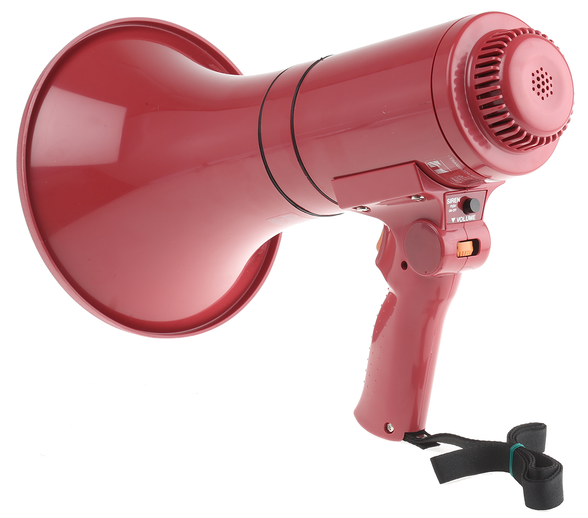 er1215s TOA ER1215S Red Hand Megaphone with Siren Alert