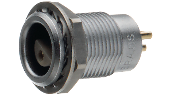 Lemo, 2 Contacts, Panel Mount, Socket, Female, IP50, S Series