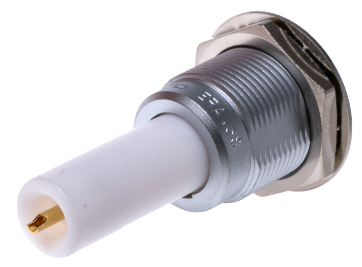 era3s415ctl LEMO 3S Series Panel Mount Female Circular Coaxial, Straight Body Solder