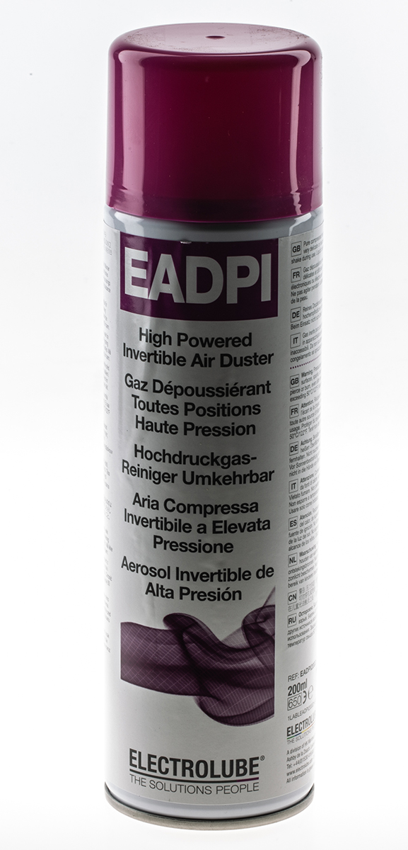 Electrolube EREADPI200 New High Power Invertible EADP Air Duster, 200 ml