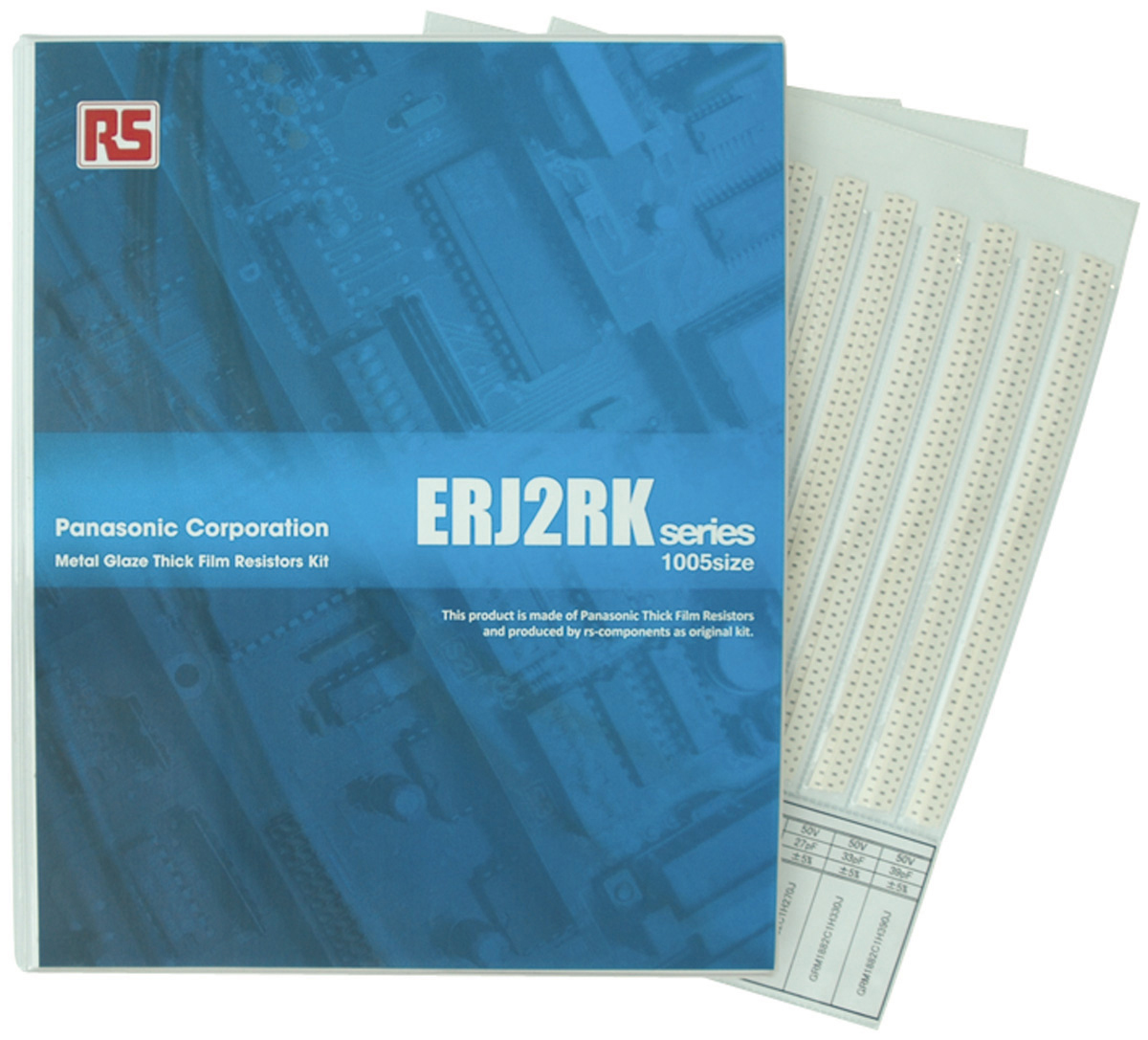 Panasonic, ERJ 2RK Thick Film, Surface Mount 122 Resistor Kit 24400, 10 Ω → 1 MΩ