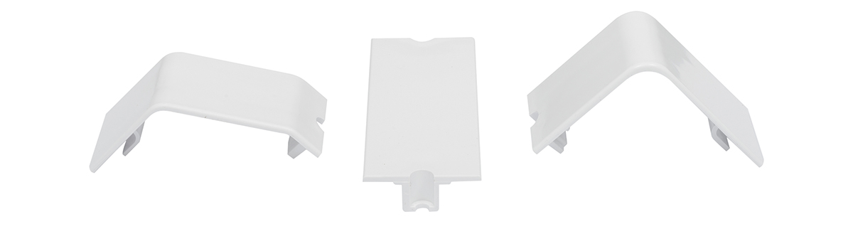 Schneider Electric Polyvinyl Chloride (Unplasticised) Cable Trunking Accessory Cableline 180 mm 52mm