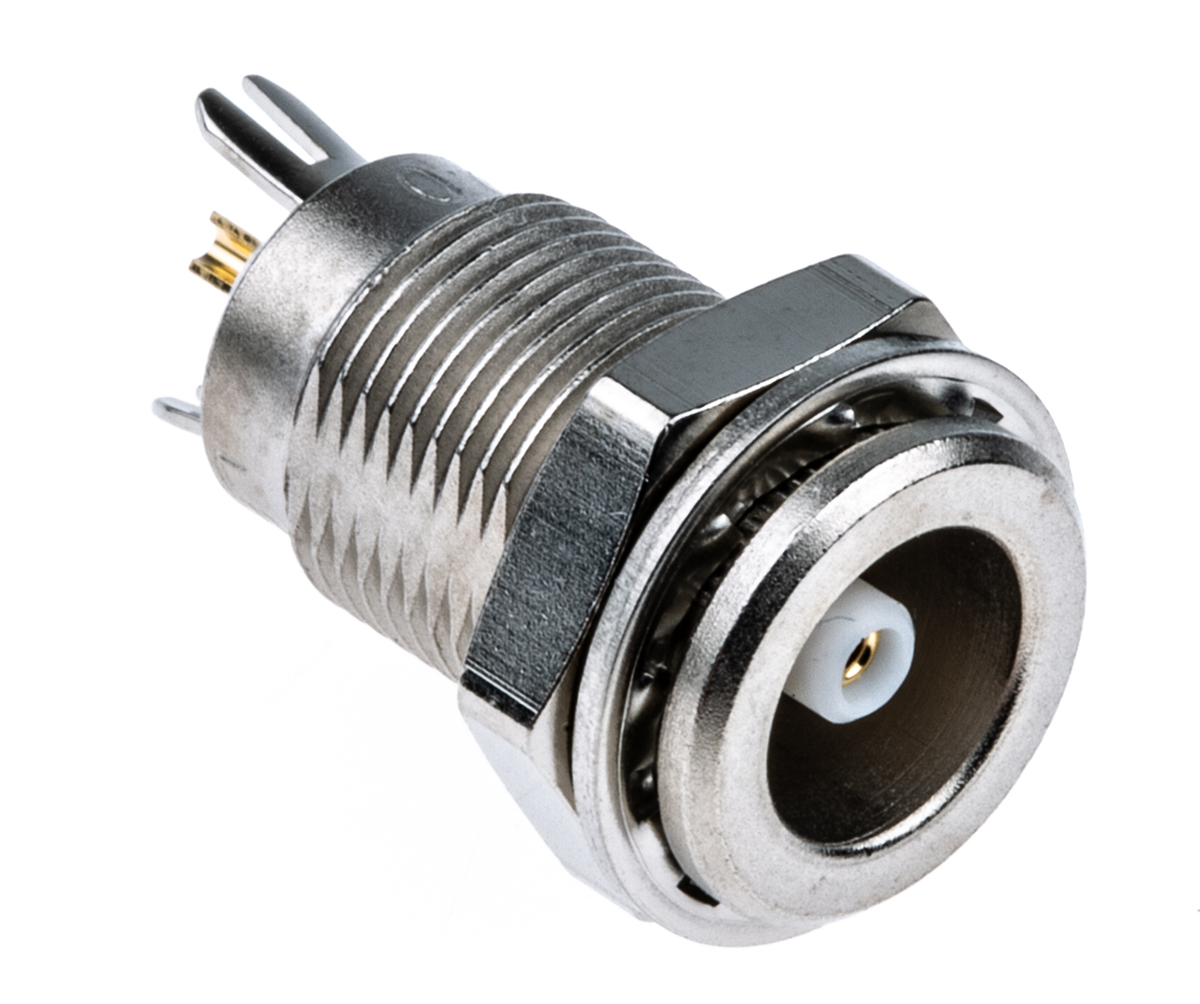 LEMO Circular Connector, 1 Contacts, Panel Mount, 8 mm Connector, Socket, Female, IP64, 00 S Series
