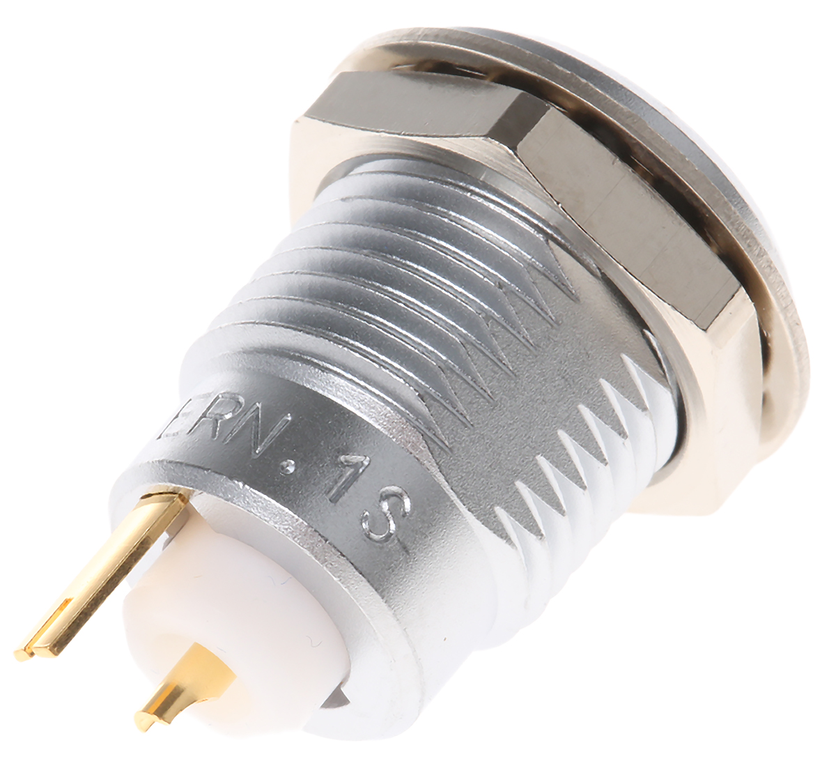 ern1s275ctl LEMO, 1S 1 Pole Straight DIN Socket, 10A, 3300V IP50, Latch, Panel Mount Female