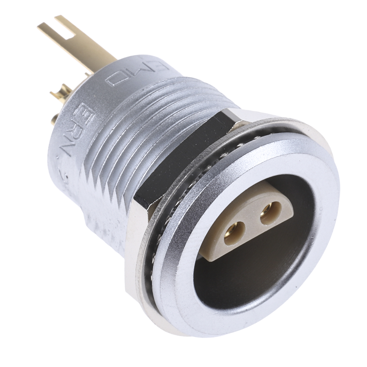 LEMO Circular Connector, 4 Contacts, Panel Mount, 18 mm Connector, Socket, Female, IP50, 2S Series