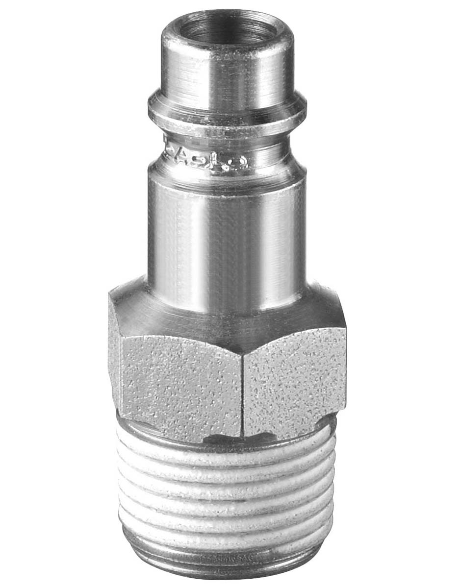 PREVOST Treated Steel Plug for Pneumatic Quick Connect Coupling Male BSP