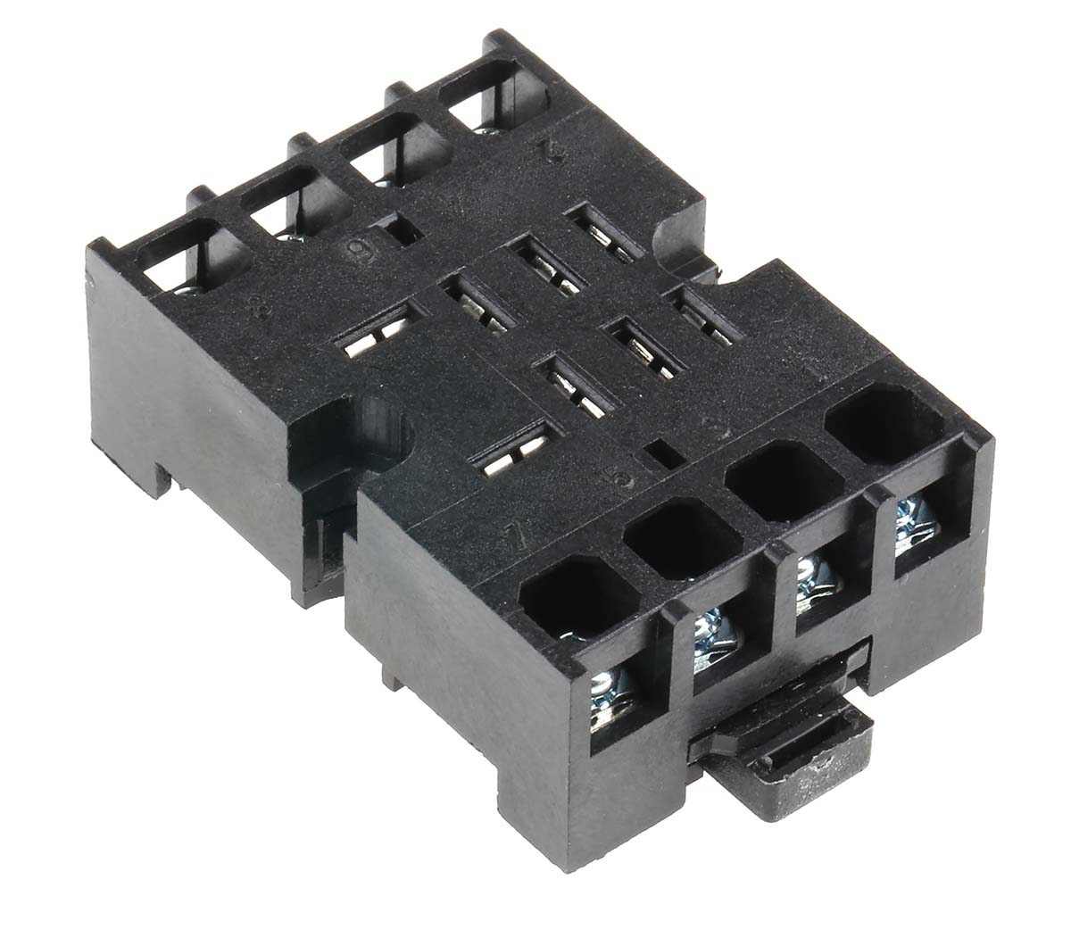 Tempatron 8 Way 250V ac DIN Rail Relay Socket, for use with Octal Relay