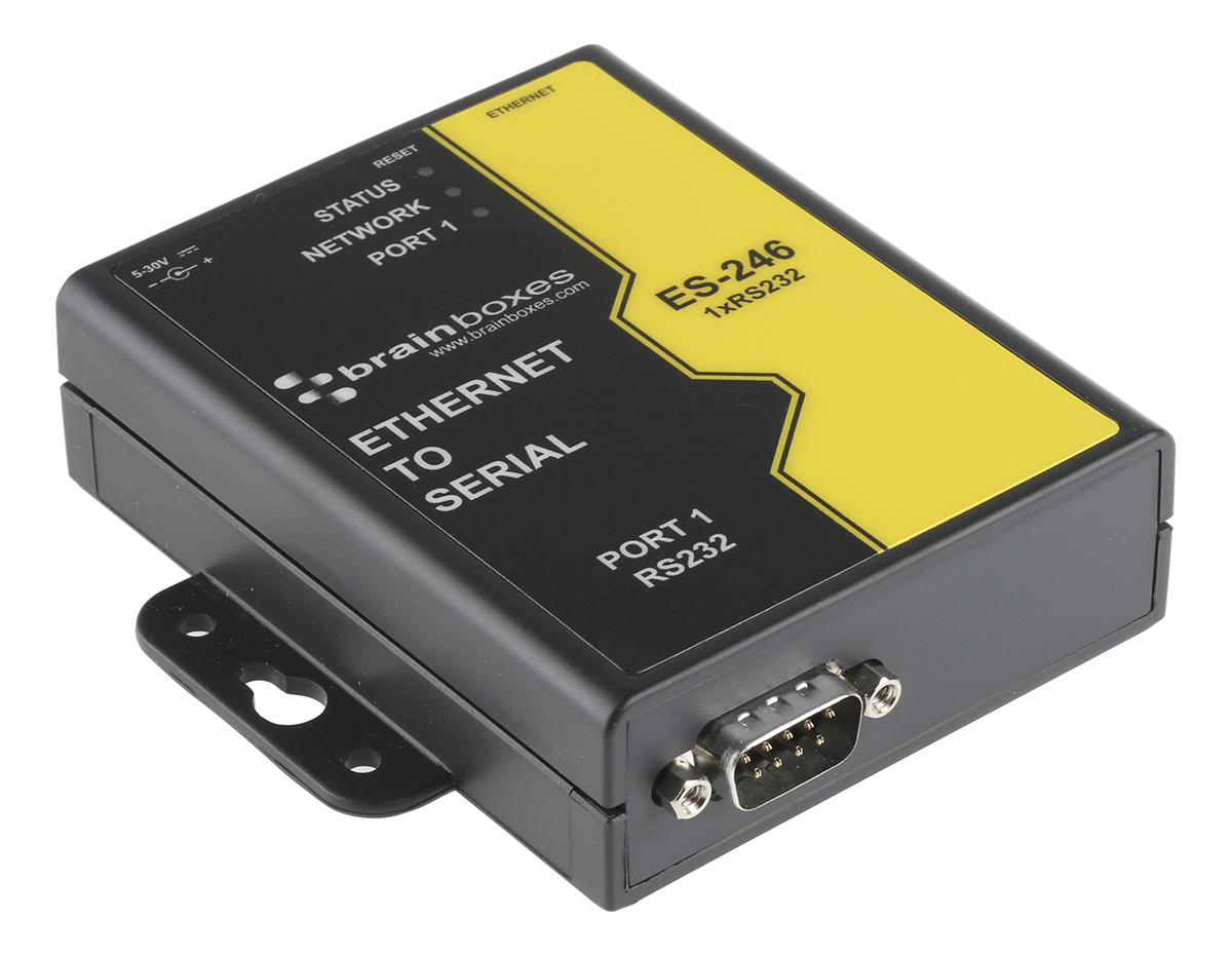 Brainboxes Server Serial Device Server 1, 1 Mbps Baud Rate