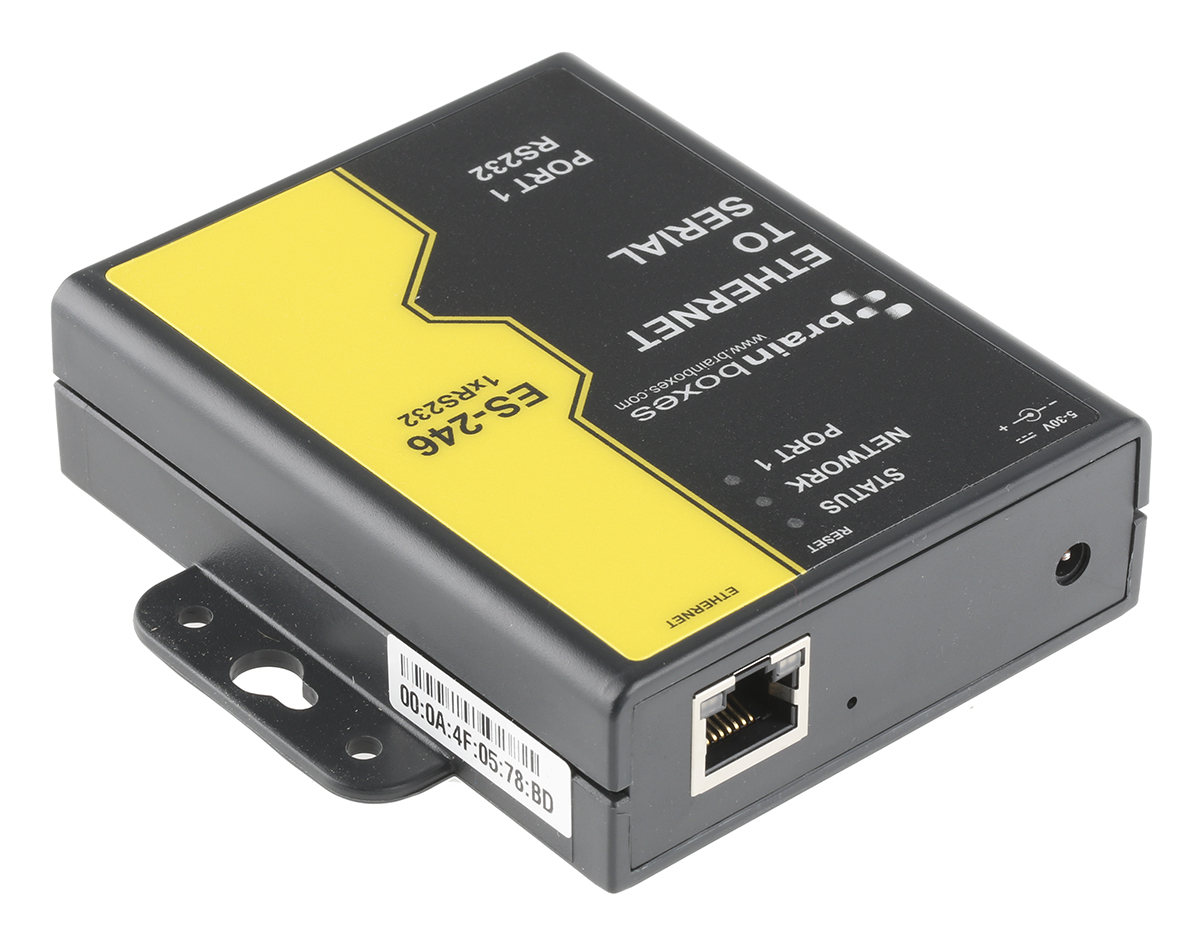 es-246 Brainboxes Server Serial Device Server 1, 1 Mbps Baud Rate