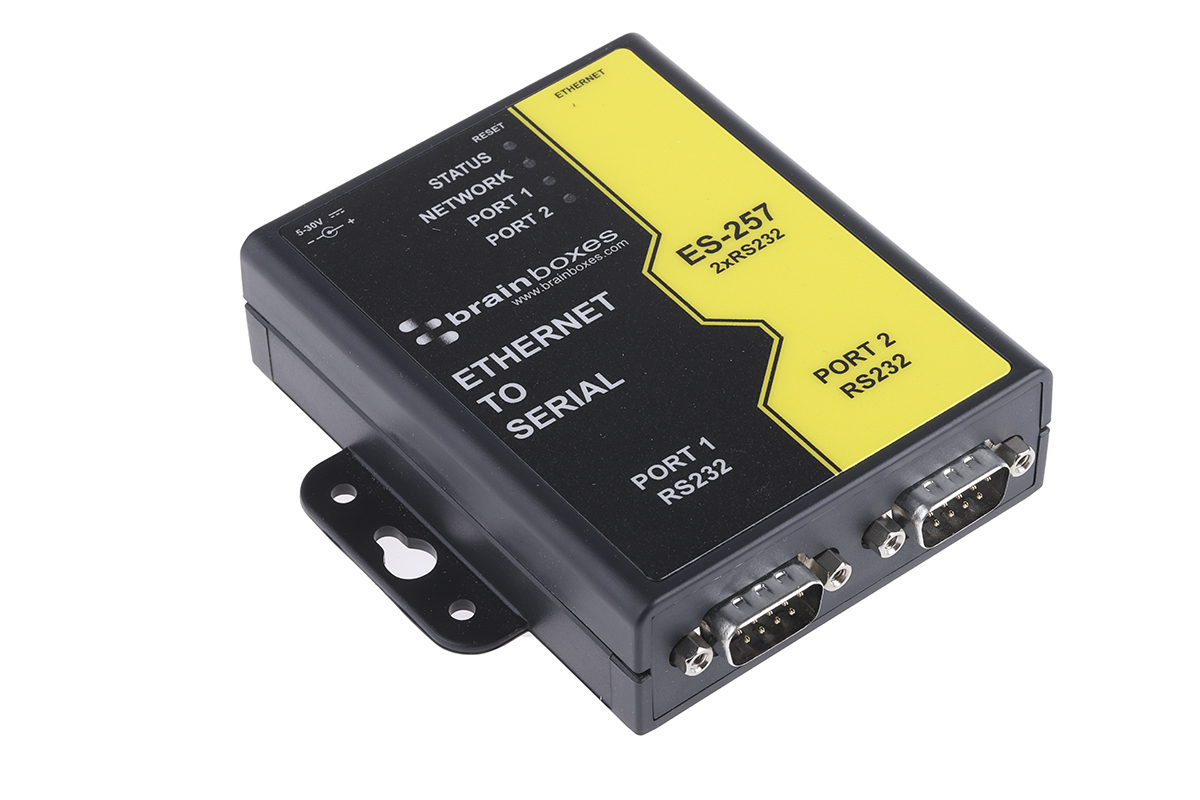 Brainboxes Server Serial Device Server 2, 1 Mbps Baud Rate