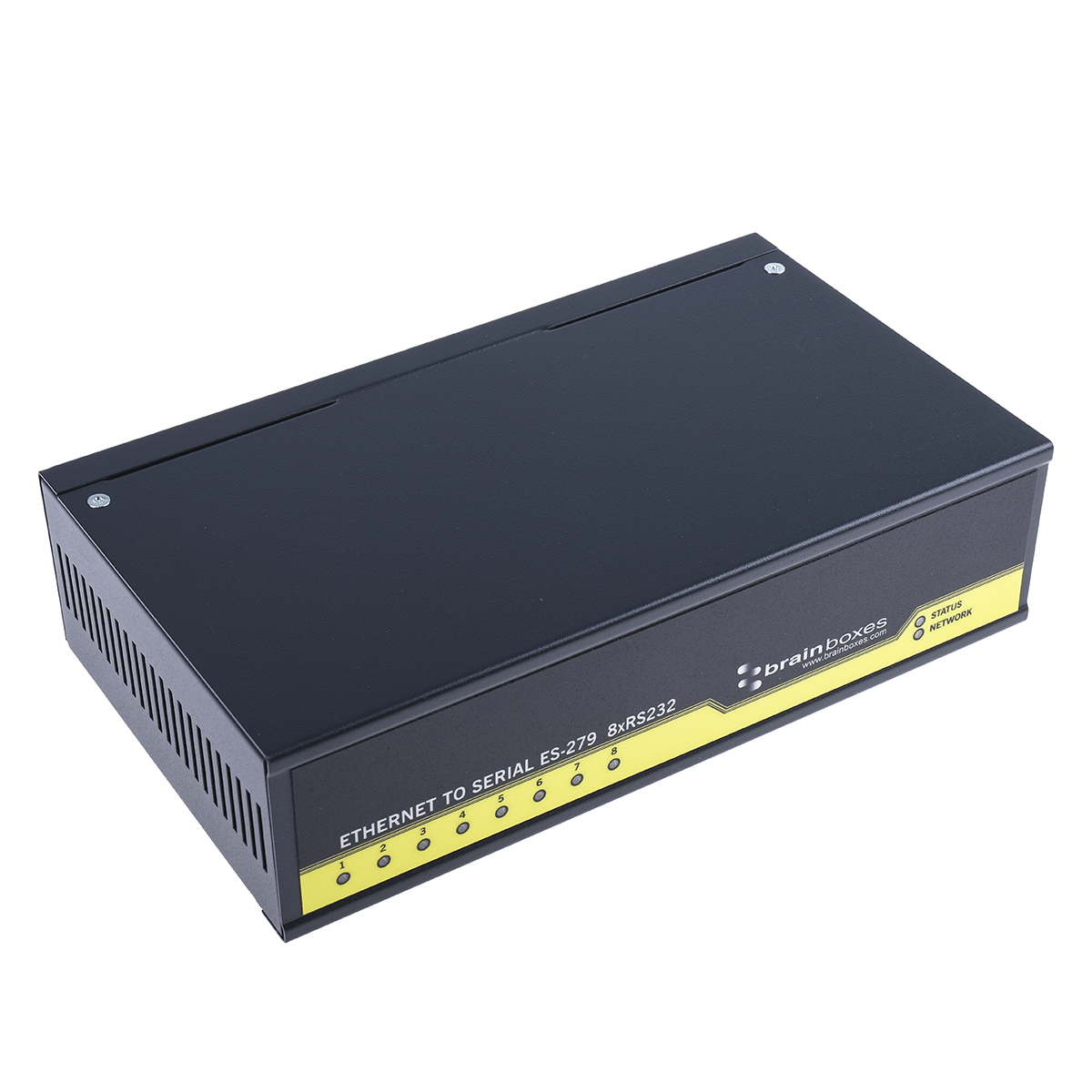 Brainboxes Serial Device Server 8, 1 Mbps Baud Rate