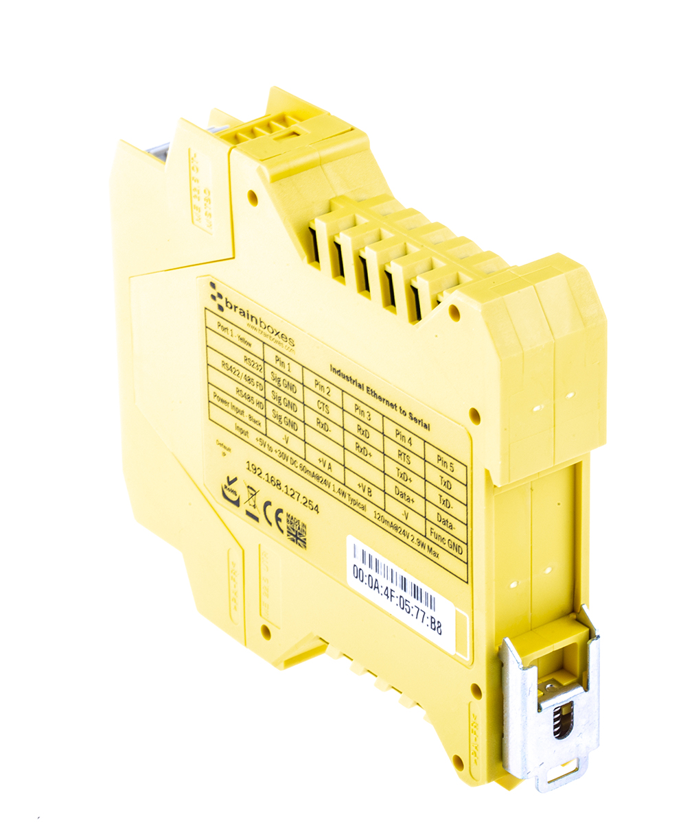 es-522 Brainboxes Serial Device Server 2, 1 Mbps Baud Rate