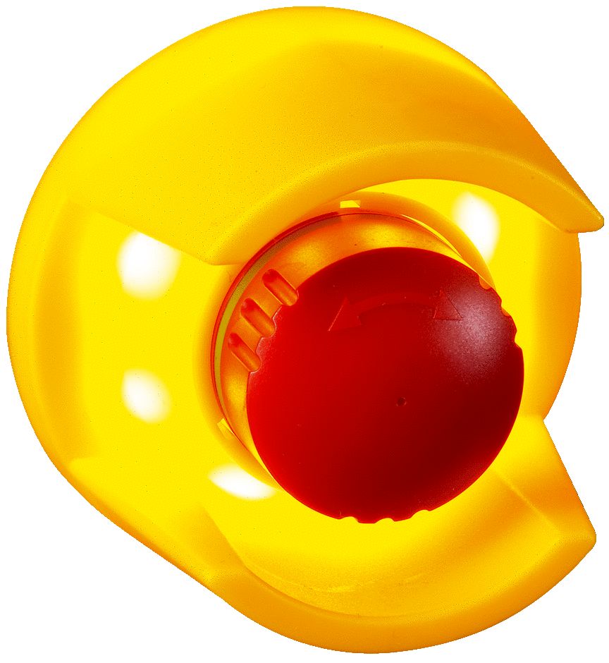 SICK ES21 Series Rotary release Illuminated Emergency Stop Push Button, 22 mm Cutout, IP54