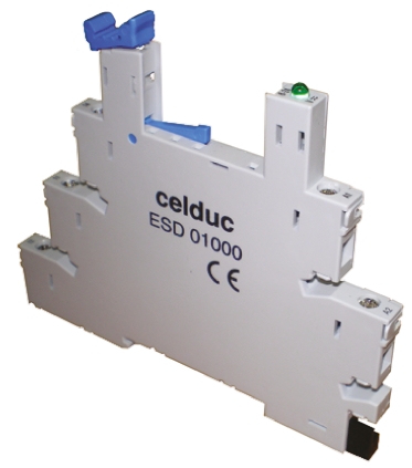 Celduc DIN Rail Relay Socket