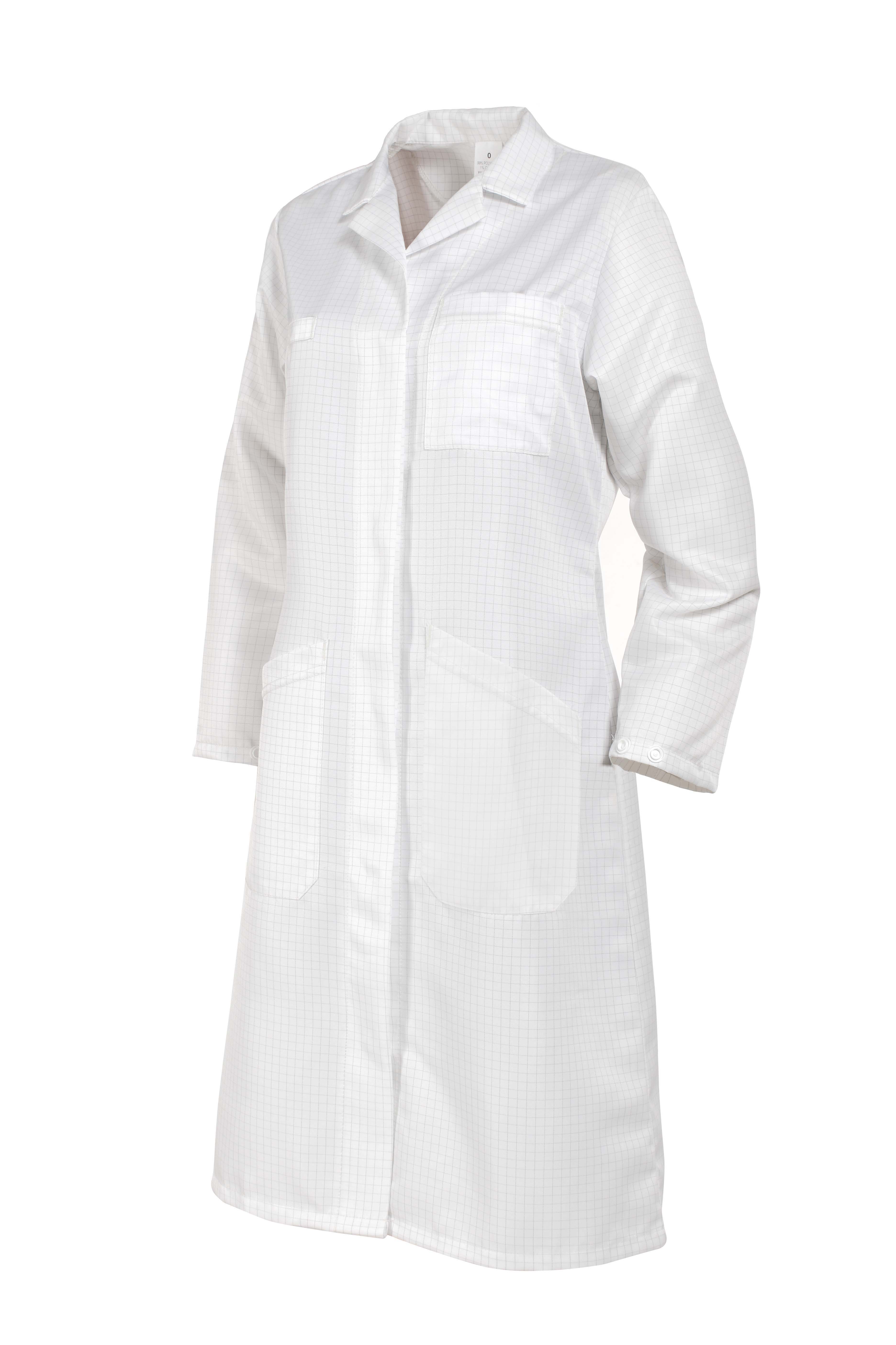 MOLINEL White Unisex  Reusable Lab Coat L