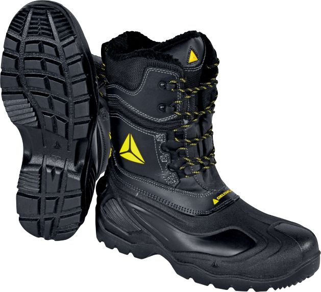 Delta Plus ESKIMO SBHP SR Black Composite Toe Capped Unisex Safety Footwear 12, EU 47 CE EN ISO 20345