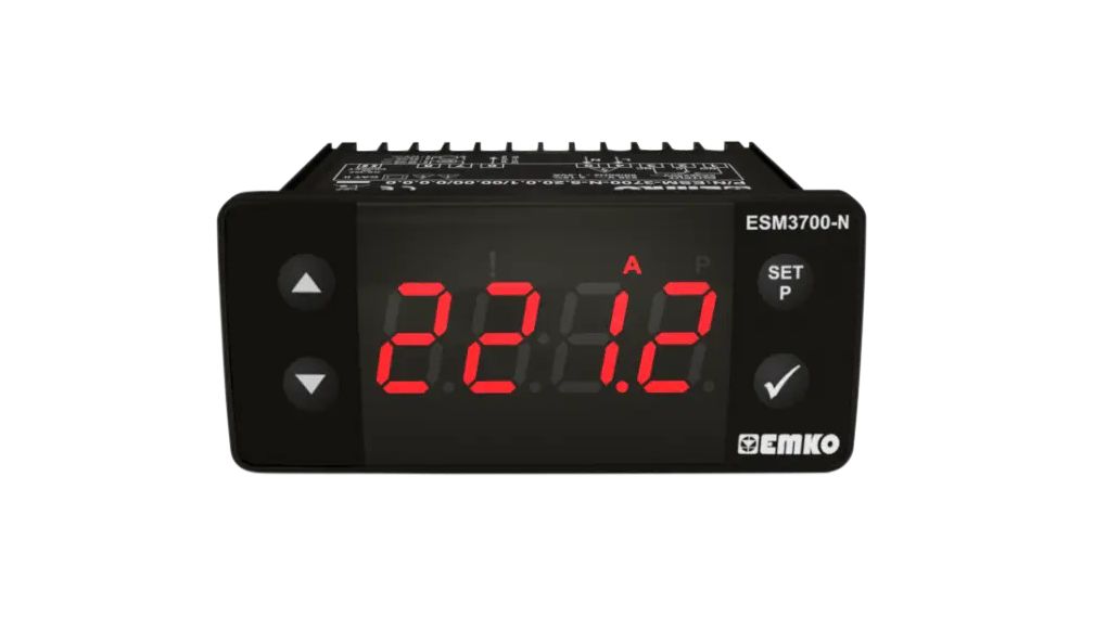 Emko ESM Indicator Digital Panel Multifunction Meter for Voltage, Current,  29 mm  x 71 mm