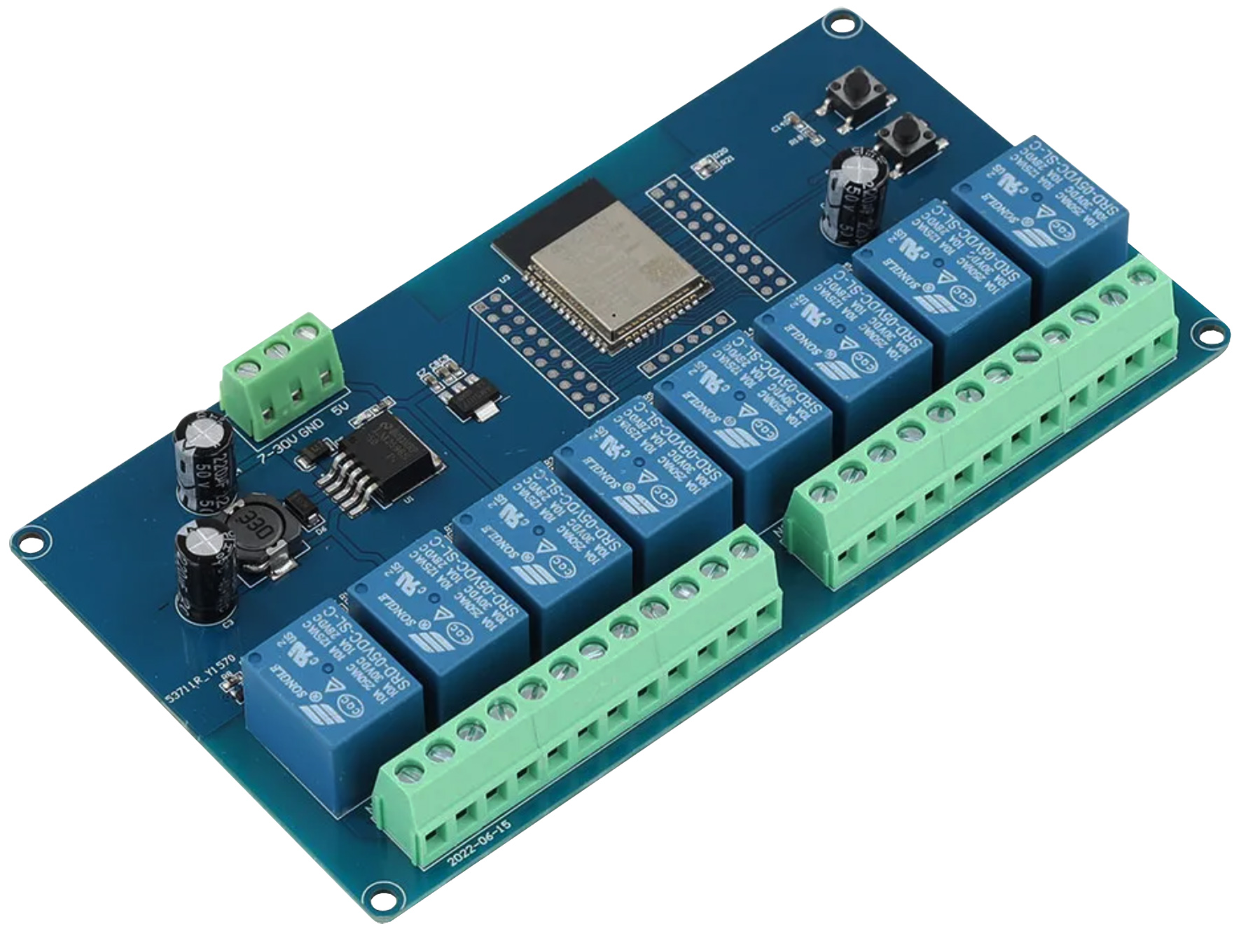 esp32-relay08 Seeit ESP32-RELAY08 Relay Control Card Bluetooth, WiFi Module for Arduino, Raspberry Pi 160 MHz ESP32-RELAY08
