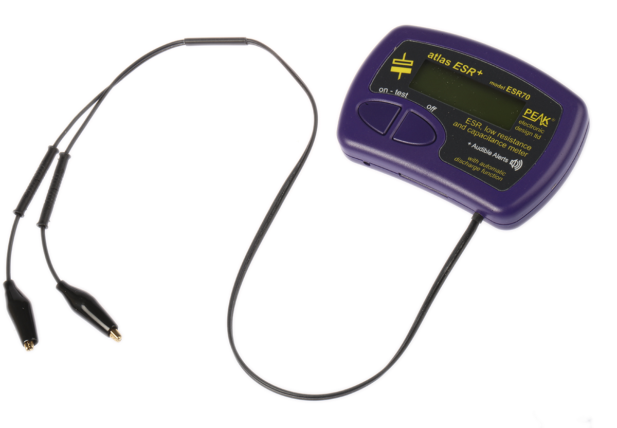 Peak Electronic Design ESR70 Handheld LCR Meter 22 mF, 4 mΩ