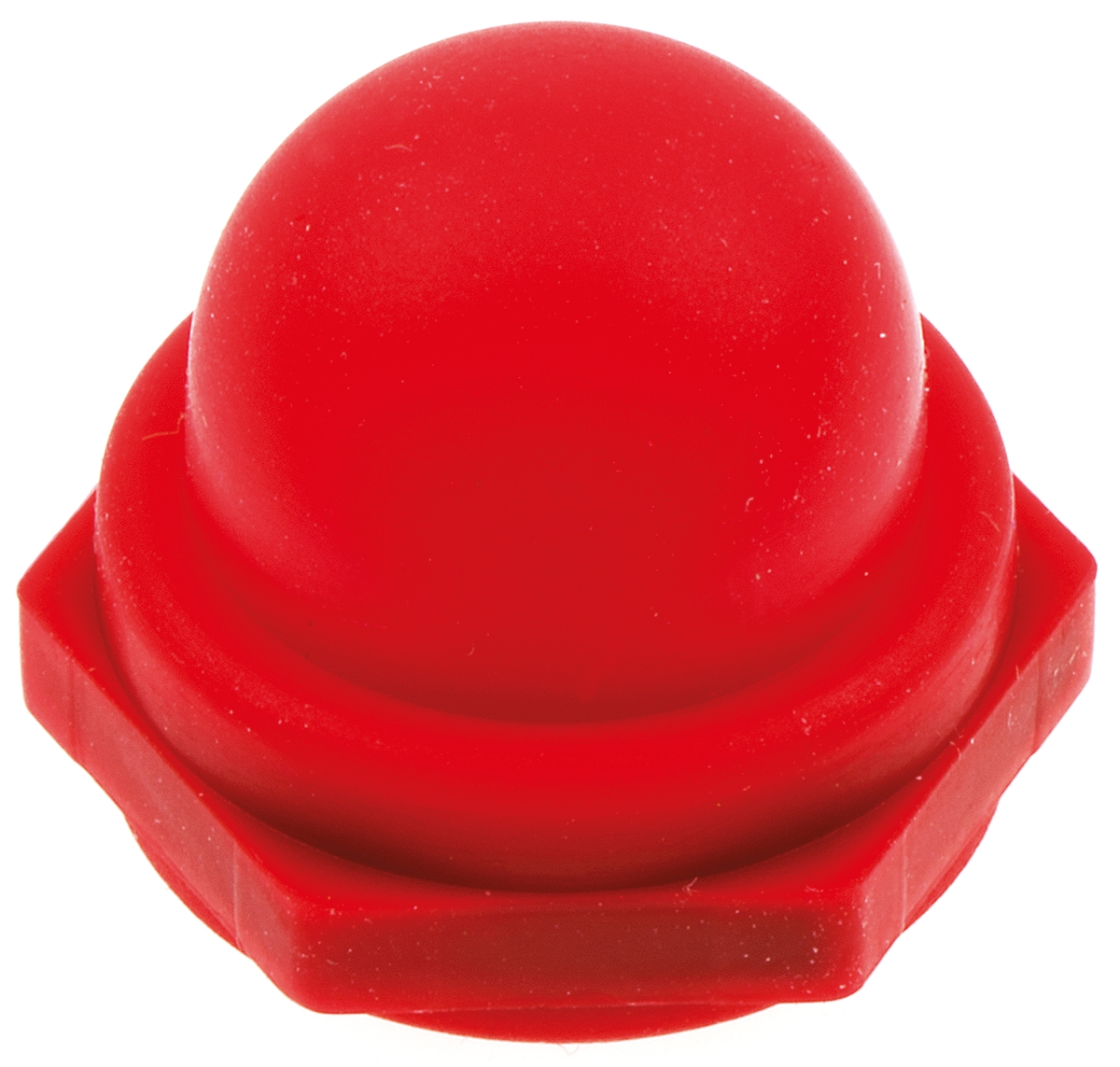 KNITTER-SWITCH Red Push Button Boot for Use with Miniature Push Button Switch