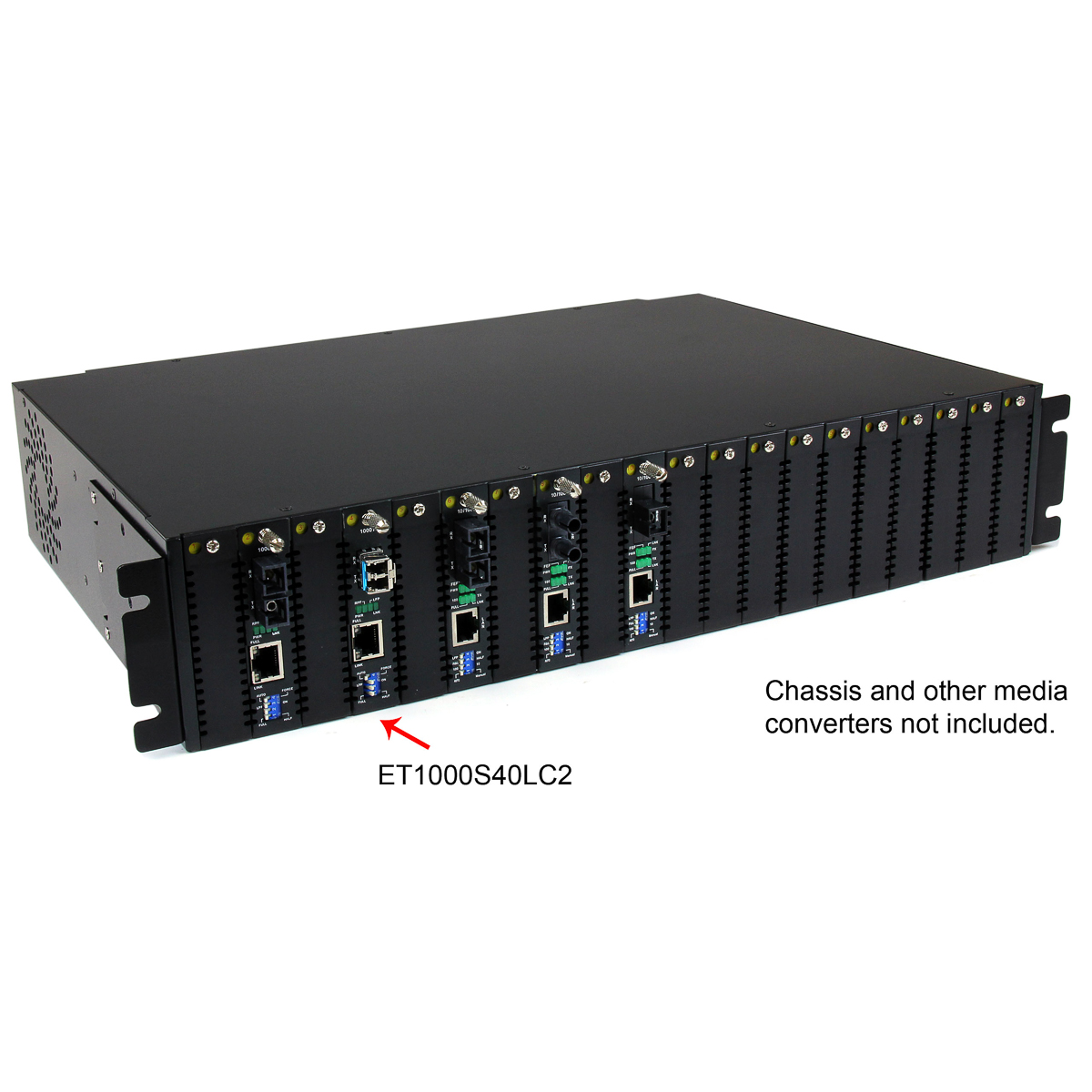 et1000s40lc2 StarTech.com LC, RJ45 Media Converter, Single Mode, Half Duplex, Full Duplex 40 km