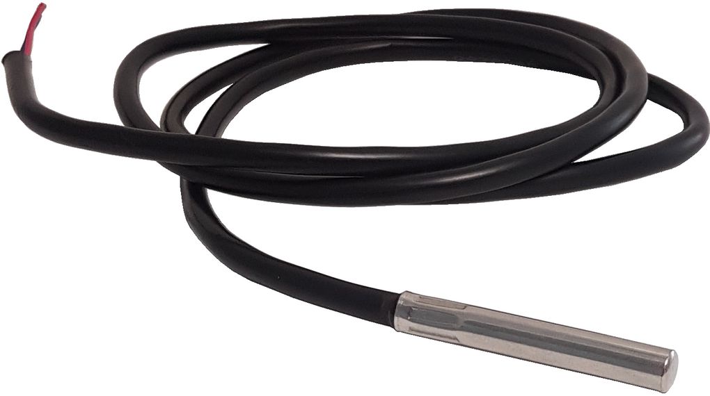 Variohm Group 316 Stainless Steel RTD Sensor, -40 °C Min, 125 °C Max, 6 mm Probe