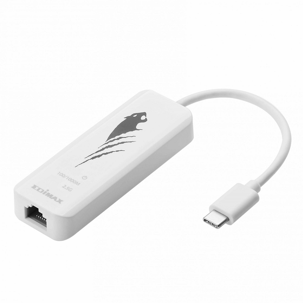Edimax USB Ethernet Adapter USB 2.0 85 mm 2500Mbps Network Speed