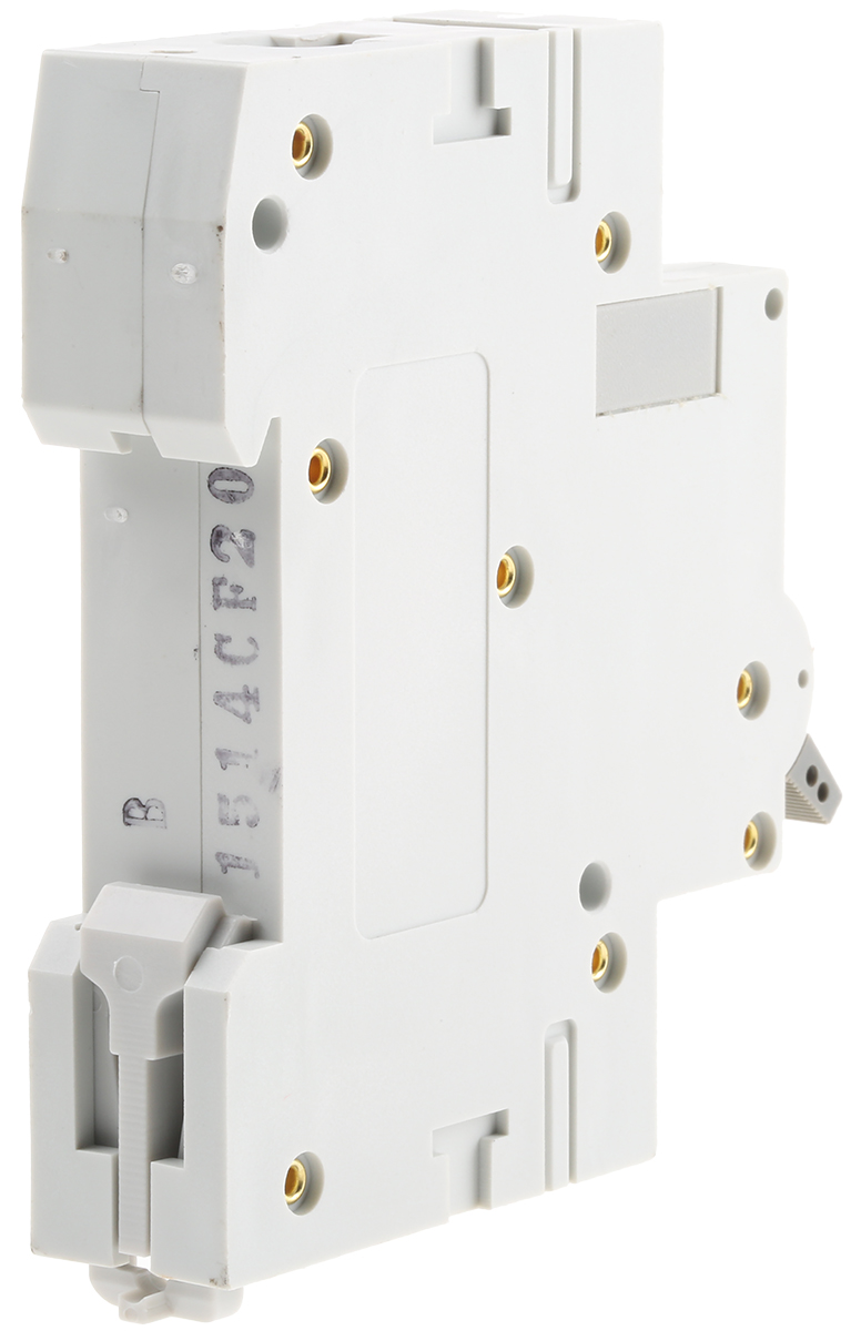 eub120b Europa EUB1 EUB1 Miniature Circuit Breaker, 1-Pole, 20A, Type B, 240V ac AC, 6 kA Breaking Capacity