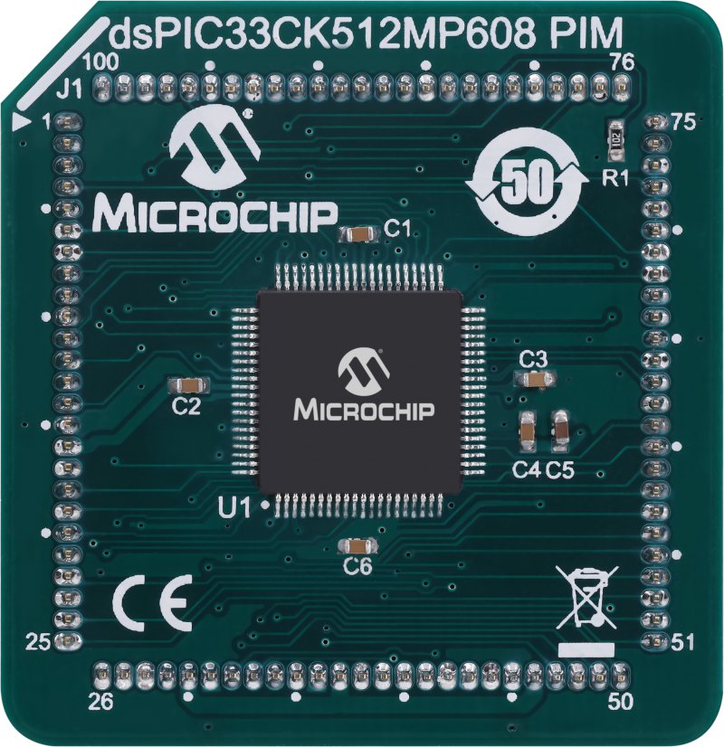 Microchip dsPIC33CK512MP608 GP PIM General Purpose Plug-In Module Plug In Module EV09H41A