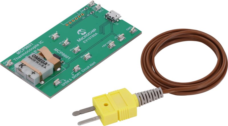 Microchip MCP9601 Evaluation Board Thermocouple Sensor Evaluation Board MCP9601