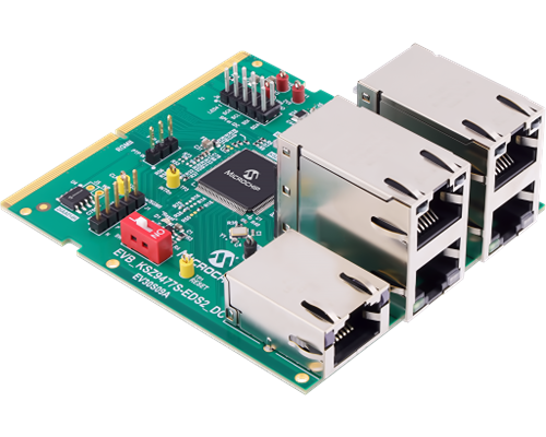 Microchip Plug In Card EV30S09A Daughter Card for SAMA5D3 EDS 125 MHz EV30S09A