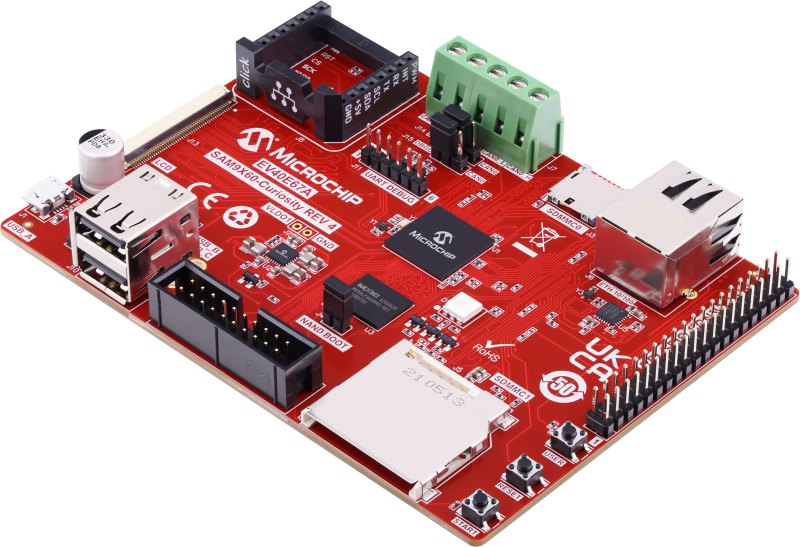 Microchip SAM9X60 Curiosity Development Board Development Board Development Board EV40E67A