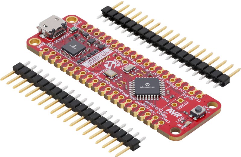 Microchip AVR64DD32 Curiosity Nano Microchip Technology Evaluation Kit EV72Y42A