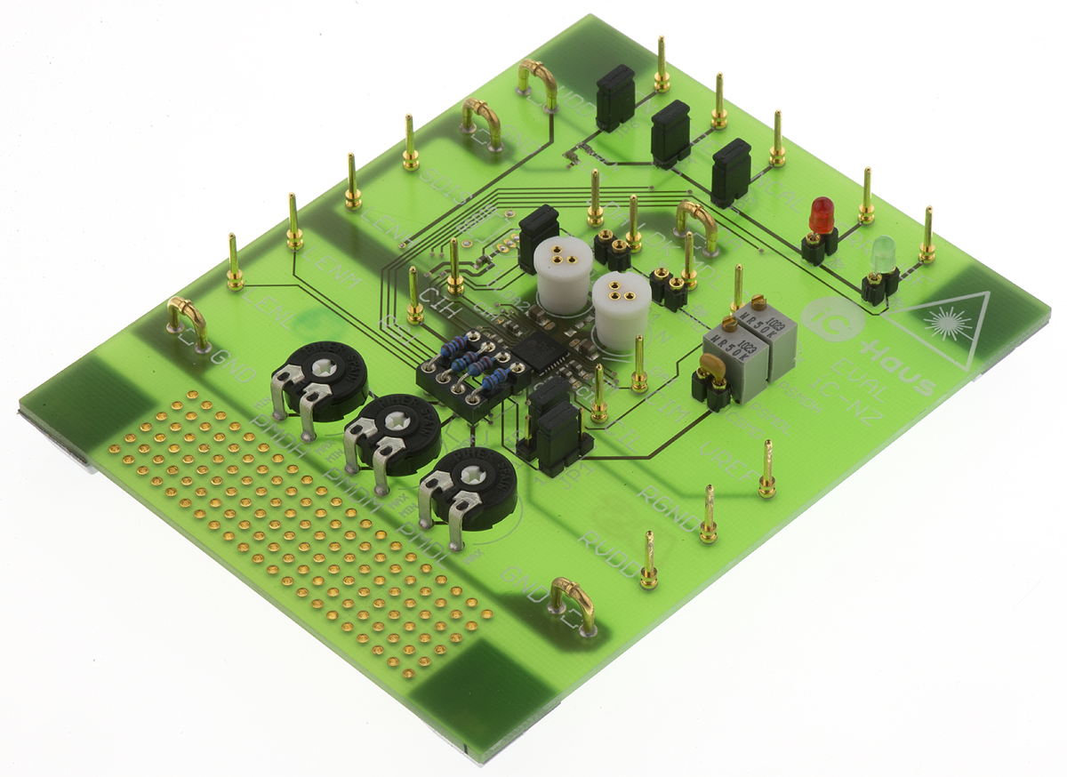 Global Laser Eval Laser Driver Kit 5.5V dc Type N 3.5 V dc, 100 mA Laser Diode Driver 28-Pin QFN-28 (5 x 5 mm)