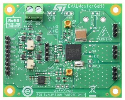 STMicroelectronics Demonstration Board for MASTERGAN3 Half-Bridge Driver for MASTERGAN3 for MASTERGAN3
