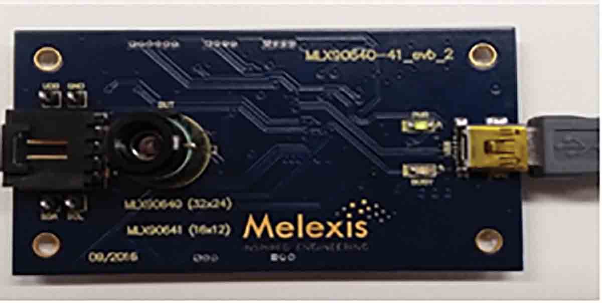 evb90640-41 Melexis Evaluation Board for MLX90640 and MLX90641 Evaluation Board for MLX90640ESF-BAB, MLX90641ESF-BCB MLX90640,