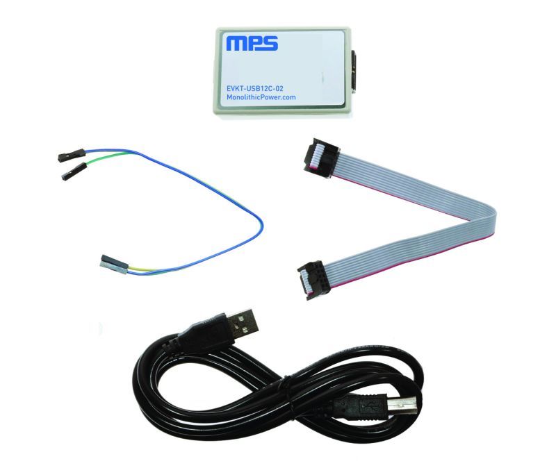 MPS EVKT-USBI2C-02 Evaluation Kit for PMBus, MPS, I2C
