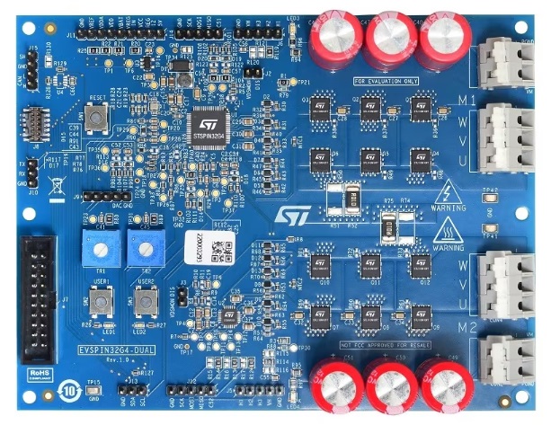 STMicroelectronics ST STSPIN32G4 & STDRIVE101 Demonstration Board 32 Bit ARM Demonstration Board EVSPIN32G4-DUAL