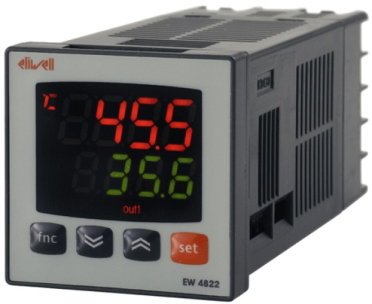 Eliwell EW 4821 Panel Controller 2 Input, 3 Output SSR 24V PID Controller, On-Off